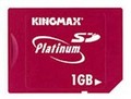 Флеш карта памяти Secure Digital 1Gb 66x Kingmax