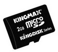 Флеш карта памяти microSD 2Gb + 1 adapter Kingmax