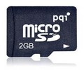 Флеш карта памяти microSD 2Gb + adapter PQI