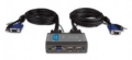 Коммутатор Dlink 2-х портовый USB KVM (KVM-221)